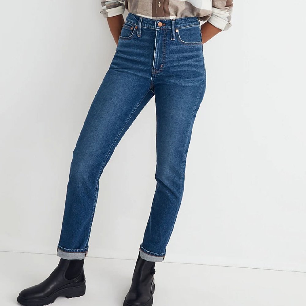 Madewell High Rise Slim Boyjean